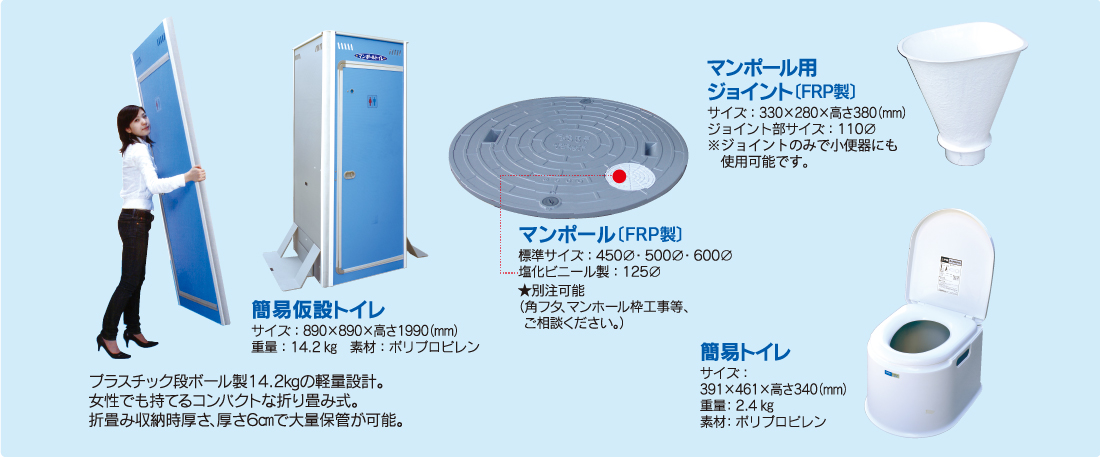 マンポールトイレセット内容