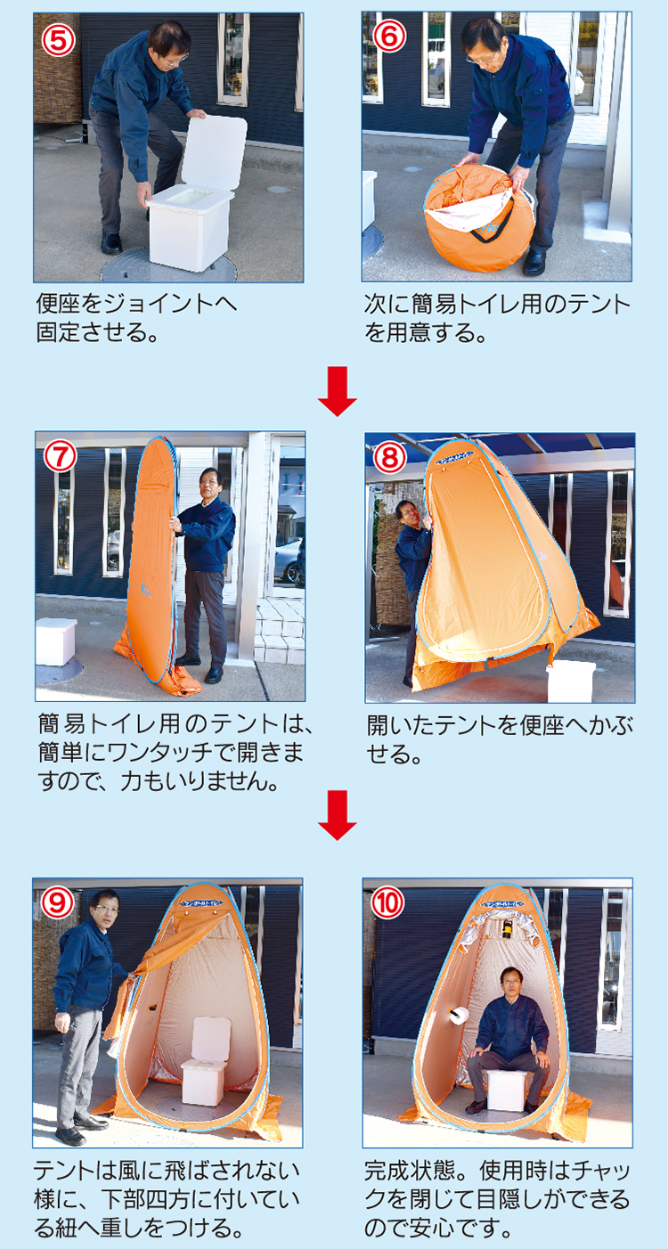 マンポールトイレセット内容